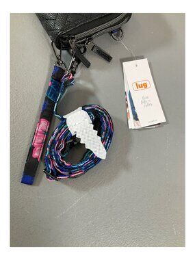 Lug Quickstep VL Crossbody Bag - Vegan Leather, Quilted Black/Resort Black, Zip